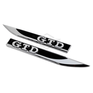 Autocollant de badge de pare-chocs de voiture en métal 3D, <span class=keywords><strong>logo</strong></span> GTD, emblème pour <span class=keywords><strong>Volkswagen</strong></span> VW Golf <span class=keywords><strong>4</strong></span> 5 6 7 MK4 MK5 MK6 MK7 GTD - Product Image 1