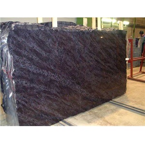 Dalles de granit bleu Bahama polies, écologiques, design moderne, pour usage hôtelier, dalles sans joint, coupées sur mesure, pierre foncée - Product Image 3