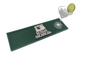 Durable Embossed Logo Non Slip PVC Bar Pad Waterproof Spill Control Heat Resistant Bar Runner Counter Service Protection <b>Mat</b> - Product Image 1