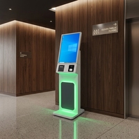 Kiosques WUXIN tout-en-un sans ventilateur de 10, 15, 19 et 21 pouces pour centres commerciaux, écran tactile IP65, kiosque à café robotisé, kiosque mural avec système de paiement