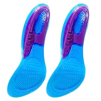 Nouvelles semelles orthopédiques en silicone pour chaussures de sport, coussinets massants en gel absorbant les chocs pour le soutien de la voûte plantaire