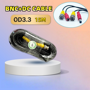 Cable <span class=keywords><strong>de</strong></span> Seguridad Vishi Durable OD 3.3mm 15m para Dispositivos <span class=keywords><strong>de</strong></span> Videovigilancia, Alimentación y Video HD, <span class=keywords><strong>Sistema</strong></span> <span class=keywords><strong>de</strong></span> <span class=keywords><strong>Circuito</strong></span> <span class=keywords><strong>Cerrado</strong></span> <span class=keywords><strong>de</strong></span> Televisión - Product Image 2