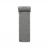 Matelas de plage gonflable portable avec logo personnalisé pour les voyages et la randonnée, tapis de camping pliable en TPU