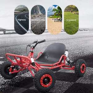 Kart tout-terrain puissant avec moteur 2 temps de 63 cm³, siège large robuste, suspension indépendante, transmission par chaîne arrière, <span class=keywords><strong>buggy</strong></span> pour adultes - Product Image 6