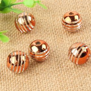 Acrílico prata chapeado colorido transparente redondo grânulos 18k ouro branco DIY Natal iluminação luminárias - Product Image 5