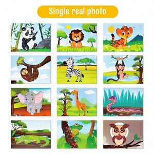 Airplane Travel Activities Toys No Mess Foil Arts Fun DIY <b>Animal</b> Fun DIY Foil Paper Craft Kits - Product Image 2