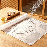Tapis de cuisson en silicone liquide de qualité alimentaire, antiadhésif et antidérapant pour pétrir, faire des pizzas, du fondant, sans BPA, conforme aux normes FDA