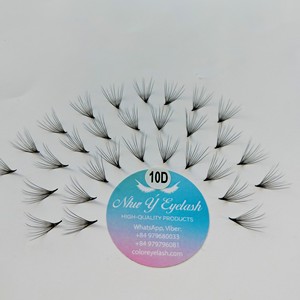 กล่องขนตาปลอมสำเร็จรูป Camellia 4D 16D แบบไหมธรรมชาติ สีดำ สำหรับมืออาชีพ ใช้งานง่าย กาวติดง่าย กระจายตัวได้ดี 1000 พัด - Product Image 2