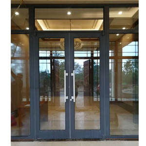 <span class=keywords><strong>Porte</strong></span> <span class=keywords><strong>d</strong></span>'<span class=keywords><strong>entrée</strong></span> en verre français avec cadre en aluminium sur mesure, prix <span class=keywords><strong>d</strong></span>'usine, pour villa, hôtel, bâtiment commercial, bureau - Product Image 3