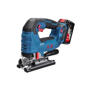 Sierra de calar inalámbrica Dongcheng de 20V sin escobillas con batería de litio, herramienta profesional para cortar madera - Product Image 1