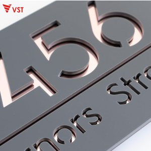 VST Custom casa moderna targa nome numero di porta e indirizzo di strada segno di targa segno porta - Product Image 2