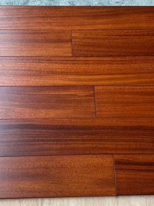 Suelo de <span class=keywords><strong>Madera</strong></span> Maciza <span class=keywords><strong>Iroko</strong></span> con Sistema de Ranura y Lengüeta, Acabado Mate, Grado Premium, Estilo Europeo, para Dormitorio y Cocina - Product Image 2