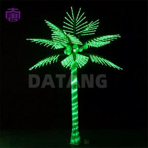 Lumière LED en forme de cocotier avec feuilles de palmier lumineuses, étanche IP65, pour la décoration de la fête du Nouvel An, de Noël et des mariages - Product Image 6