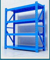 Étagères de rangement en métal à 4 niveaux Étagères de rangement de haute qualité Étagères et étagères empilables à usage moyen pour le rangement du garage