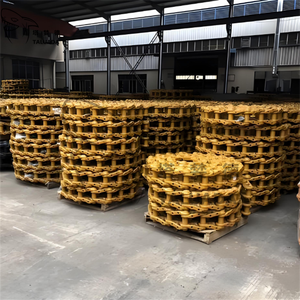 Rantai Trek <span class=keywords><strong>Kobelco</strong></span> <span class=keywords><strong>SK120</strong></span>-8 <span class=keywords><strong>SK120</strong></span> Baru Rakitan Rantai Trek SH120 Suku Cadang Undercarriage Excavator Rantai Trek - Product Image 2