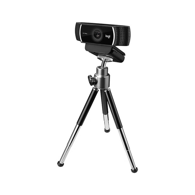 logitech C922 Pro 1080p HD Stream Webcam with Hyperfast Streaming Stereo Audio CMOS Sensor USB Interface Tripod