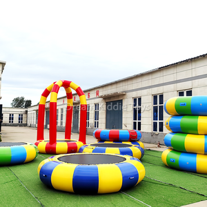 La hét Bungee <span class=keywords><strong>Jumper</strong></span> Rides Carnival trò chơi vui chơi giải trí thiết bị nước an toàn <span class=keywords><strong>Inflatable</strong></span> Bungee nhảy Trampoline để bán - Product Image 5