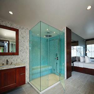 Vente en gros verre trempé transparent sans cadre 8mm & 10mm <span class=keywords><strong>style</strong></span> d'apparence droite pour salle <span class=keywords><strong>de</strong></span> bain <span class=keywords><strong>douche</strong></span> chambres et appartements - Product Image 5