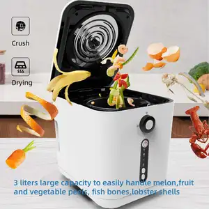 Kitchen Food Waste Garbage Disposer/composter Electric Compost Machine/mixer Stainless Steel White Noise Machine 500W Household
