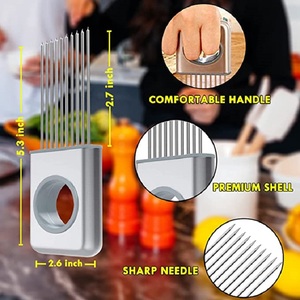 Giá Để Hành Tây Dụng Cụ Thái Lát Dụng Cụ Thái Rau Củ Dụng Cụ Thái Thịt Cà Chua Dụng Cụ Thái Rau Quả Và Trái Cây Bằng Thép Không Gỉ 3-5 Ngày 10 - Product Image 4