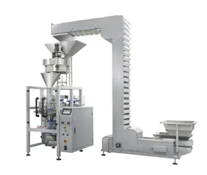 Full automatic sachet packaging machine with cup-measuring system and elevator optional