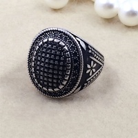 Bague Chevalière Personnalisée en Argent 925 Plaqué Rhodium Style Vintage avec Micro-Pavé de Zircons pour Homme, Bijou en Pierre Précieuse pour Mariage, Fiançailles, Anniversaire