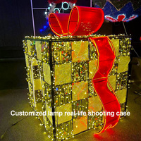 Luces Navideñas LED Grandes para Exteriores con Diseño Personalizado 2025, Luces Decorativas con Motivo de Arco 2D, Conjuntos de Decoración para Fiestas