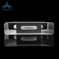 JGS1 Optical Glass Trapezoidal Prism Right Angle Prism Multi Surface Polishing for Laser Equipment Optical Applications