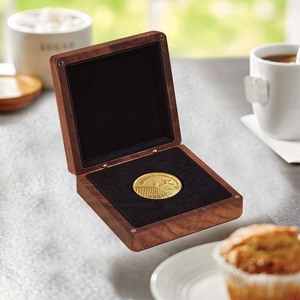 <span class=keywords><strong>Walnut</strong></span> gỗ vuông lưu trữ bằng gỗ hộp thách thức đồng xu trình bày hiển thị Hộp quà tặng thủ công gỗ thủ công mỹ nghệ - Product Image 3