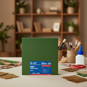 Feuille de mousse EVA ILAN vert olive 60x40cm pailletée pour décoration intérieure - Product Image 3