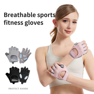 6033##Luvas de Ciclismo Sem Dedos para Treino e Fitness, Luvas de Musculação e Academia, Reabilitação com Pressão Exposta - Product Image 2