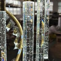 Lampes en acier inoxydable sur mesure, à tuyau spiralé, conçues par des architectes pour les hôtels, les maisons duplex, les centres de vente, les unités modèles