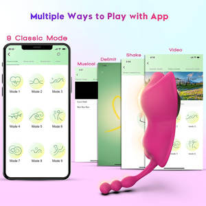 Nuevo Vibrador Sexual con Forma de Mariposa Rosa para Mujer, Estimulador del Punto G, Portátil, Entrega Gratuita - Product Image 2