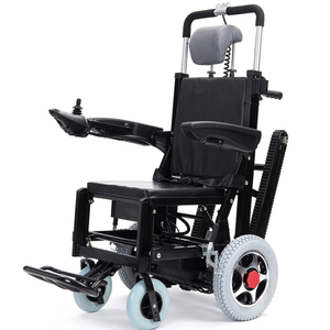 Cadeira de Rodas Elétrica Reclinável Portátil de Grande Capacidade de Carga em Liga de Alumínio para Deficientes - Product Image 2