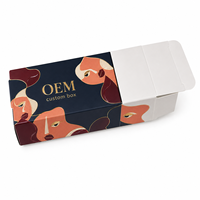 Boîte d'emballage aseptique en carton recyclé personnalisée, gaufrage, laminage mat pour l'emballage de produits cosmétiques, cadeaux, artisanat