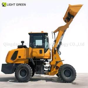 Verde claro Diseño más nuevo 2000kg Cargadora de ruedas 2 toneladas 4X4 Pala delantera 4WD Mini Dumper Euro 5 Motor CE - Product Image 2