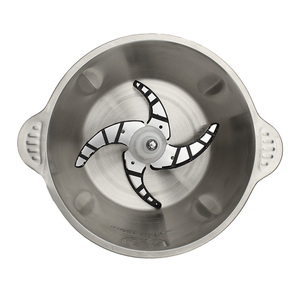Hachoir à viande avec 2 bols, hachoir à aliments électrique de 8 tasses, hachoir à légumes pour fruits, viande, légumes, aliments pour bébés, noix, 2 vitesses. - Product Image 3
