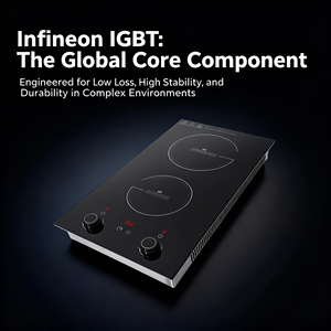 Kompor Induksi Tahan Air 2 Tungku dengan Tombol Sentuh Terintegrasi, Casing Besi, dan Pengaturan Suhu - Product Image 5