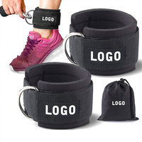 GEDENG Sangles de cheville pour machine à câble Fessiers, menottes rembourrées pour exercices de gymnastique du bas du corps Accessoires de fitness