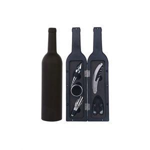 Kit d'accessoires pour ouvre-bouteille de vin 5 pièces avec tire-bouchon et autocollants pour boissons – Essentiels pour ouvrir les bouteilles - Product Image 4