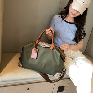 Bolsa de equipaje de mano de gran capacidad Casual Travel Gym SportsTote Fitness Ligero Poliéster Weekender Viajes cortos Bolsa de lona - Product Image 2