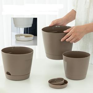 Kit de Jardinière <span class=keywords><strong>Grande</strong></span> <span class=keywords><strong>Taille</strong></span> en <span class=keywords><strong>Plastique</strong></span> PP Écologique Style Ferme avec Arrosage Automatique Facile et Plateau Étanche pour Jardinage Domestique - Product Image 5