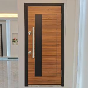 Porte d'entrée principale en acier TECHTOP de style moderne, antivol, avec isolation en nid d'abeille/laine de roche et serrure à 2/4 points pour appartements - Product Image 5