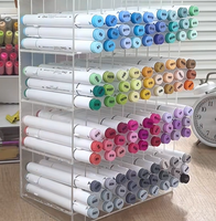 Ensemble de marqueurs à pointe ronde à base d'alcool rechargeables IERS OHUHU pour adultes et enfants