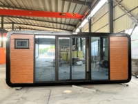 2025 Chine Moderne Mini Maison Capsule Modulaire 20 pieds en EPS et Laine de Roche, Garantie 1 an, Matériau SPC, Garantie 1 an, Verre, Eau