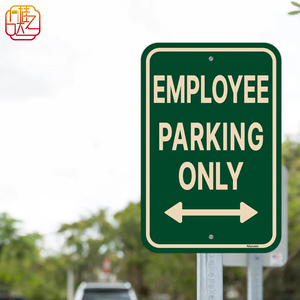 Señal Reflectante de Solo Estacionamiento <span class=keywords><strong>para</strong></span> Empleados - Señal de Aluminio Resistente <span class=keywords><strong>para</strong></span> Estacionamientos <span class=keywords><strong>Comerciales</strong></span> y de Oficinas - Product Image 1