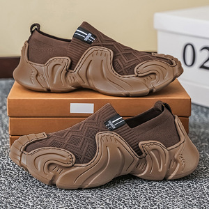 Zapatos de Malla Tejida para Hombre, Primavera-Verano 2026, Suela Gruesa, Transpirables, Casuales, a la Moda, Combinables con Todo, Cómodos - Product Image 2