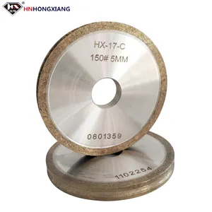 Yüksek kalite elmas taşlama tekerleği Metal Bond taşlama cam kenar cam düz çizgi makinesi için parlatma disk