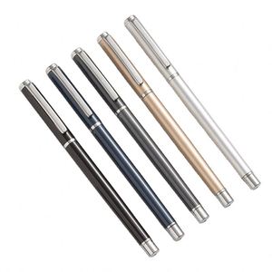 Stylo gel en métal personnalisé avec impression de logo, stylo à bille promotionnel de haute qualité, encre gel noire 0,5 mm - Product Image 2