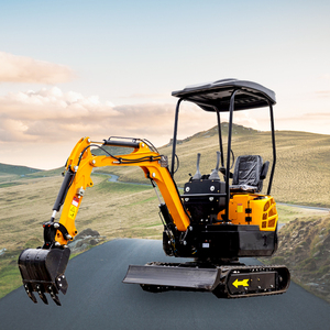 간단한 크롤러 파는 기계 유명 브랜드 엔진 1.3 톤 미니 굴삭기 마이크로 트렌처 새로운 버킷 - Product Image 1